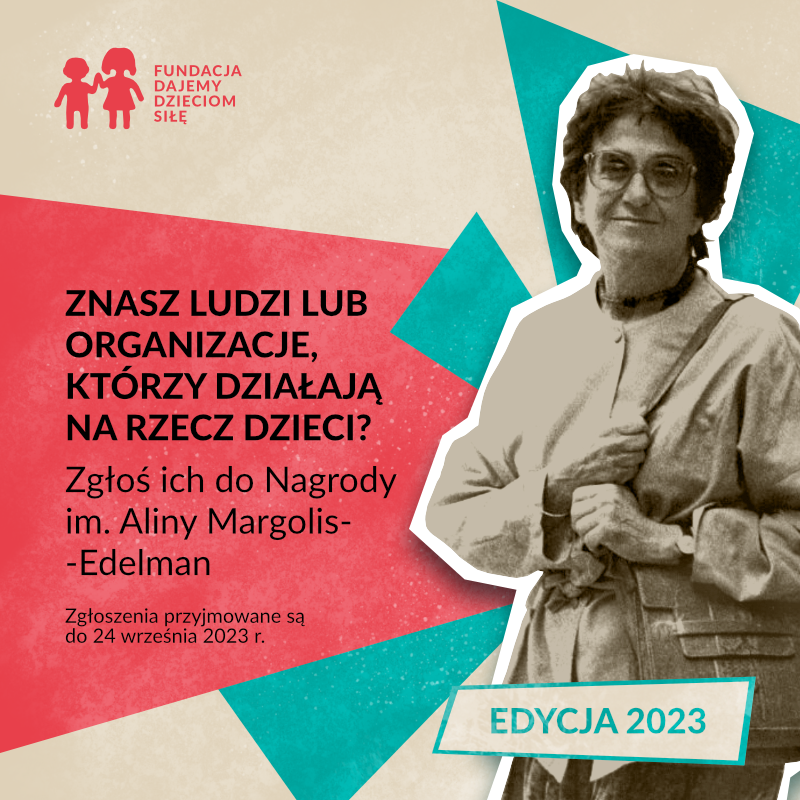 Alina Margolis Edelman Autor/źródło: Fot. Fundacja Dajemy dzieciom siłę.