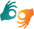 logotyp język migowy